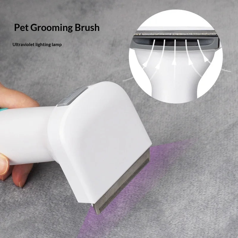 pet 7-in-1 hair suction device cat dog vacuum cleaner machine hair trimmer electric push cutting grooming shaving cleaning