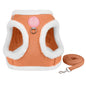 Winter Cat Dog Harness and Leash Comfortable Plush Pet Vest Harness for Small Dogs Cats Outdoor Walking Lead Chihuahua Collar