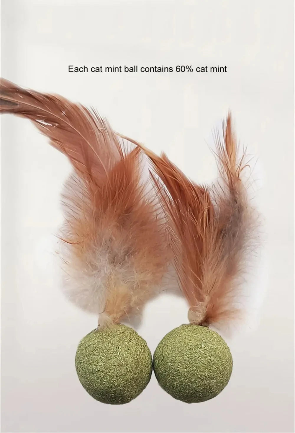 Pet Catnip Toys Edible Catnip Ball Safety Healthy Cat Mint Cats Home Chasing Game Toy Products Clean Teeth Cat Mint Ball