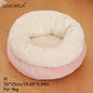 KEMORELA Ultra-Soft Plush round Pet Bed Washable Non-Slip Bottom Winter Cozy Design for Indoor Cats And Small/Medium Dogs