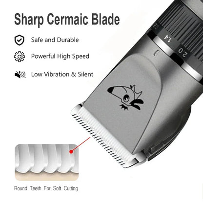 Professional Dog Hair Clipper Pet Trimmer Cat Shaver Animal Foot Hair Cutting Machine Grooming Kit for Sheeps Rabbits