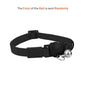 Pet Cat Collar Necklace With Small Bell PVC Waterproof Adjustable Kitten Collar Candy Color