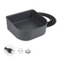 Plastic Heated Water Bowl 1L Hanging Dog Water Bowl Pet Heated Bowl for Rabbits Dogs Cats and All Breed Sizes