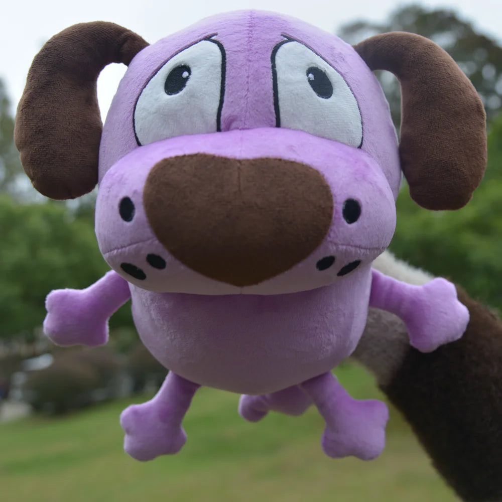 Purple Dog Plush Toys Cartoon Animals Fluffy Dolls Kawaii Dog Stuffes Toy Plushie Birthday Gifts