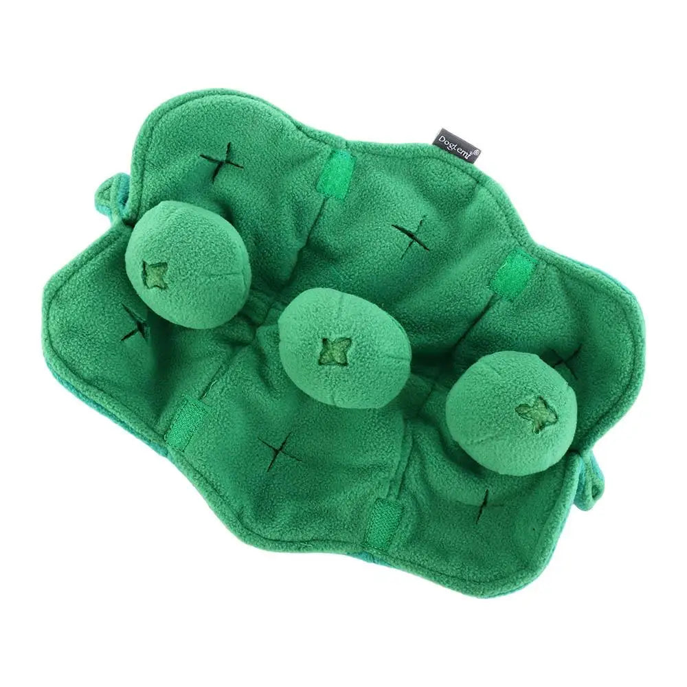 Sniffing Dog Toy Squeaky Plush Treat Dispenser IQ Puzzle Toys Stress Reliever Interactive Ball Dog Snuffle Bowl Puppy Chew Toy