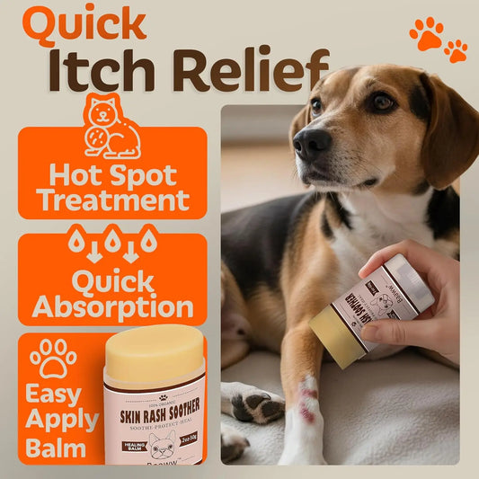 Dog Hot Spot Soother - Anti-Itch Lotion, All-Natural Rash Cream for Itchy Skin, 2oz