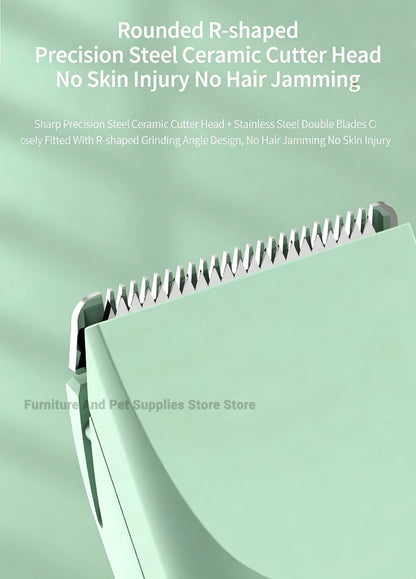 Professional 4-in-1 Electric Pet Grooming Tool Set Dog Hair Clippers USB Rechargeable Pets Haircut Trimmer Shaver Cats Supplies