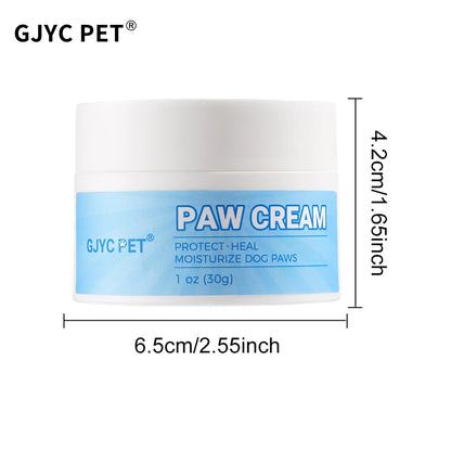 Pet Paw Cream for Dogs Cats | Natural Moisturizing Softening Protector for Dry Cracked Pads All Weather Daily Care