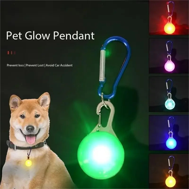 Dog Collar Light,Dog Lights for Night Walking, LED Pet Collar Light for Nighttime Clip on, Pet Walking Accessories, Random Color