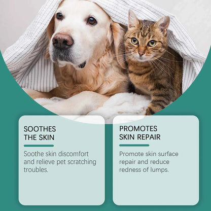 Pet Skin Repair Spray–Soothes Dryness, Sensitivity,Redness&Itching,Non-Irritating&Non-Sensitizing,Suitable for Puppies & Kittens