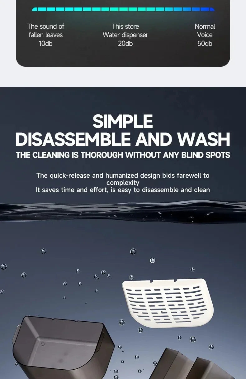 4.5L Smart Dump Pet Water Dispenser Remote Control Automatic Wireless Water Drinker Cat Water Feeder Kitten Heating Fountain