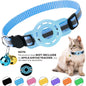 for Apple Air Tag Tracker Breakaway Cat Collar, with Airtag Case Reflective Kitten Collar with Bell for Cats,Small Dog Collar