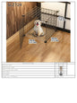 Dog Cage for Medium-Sized Dogs, Small Dogs, Indoor Teacup Dogs, Teddy, Labrador Villa Fence with Toilet, Dog Supplies