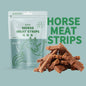 SHOUOK air-dried HORSE MEAT STRIPS for Dogs with 92%meat content;100%nature;NO antibiotics;No Grains;