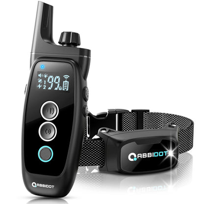 ABBIDOT T50 Dogs Training Electric Shock Collar for Pets 3300ft with LED Light Canine Equipment Supplies Accessories Power Strap