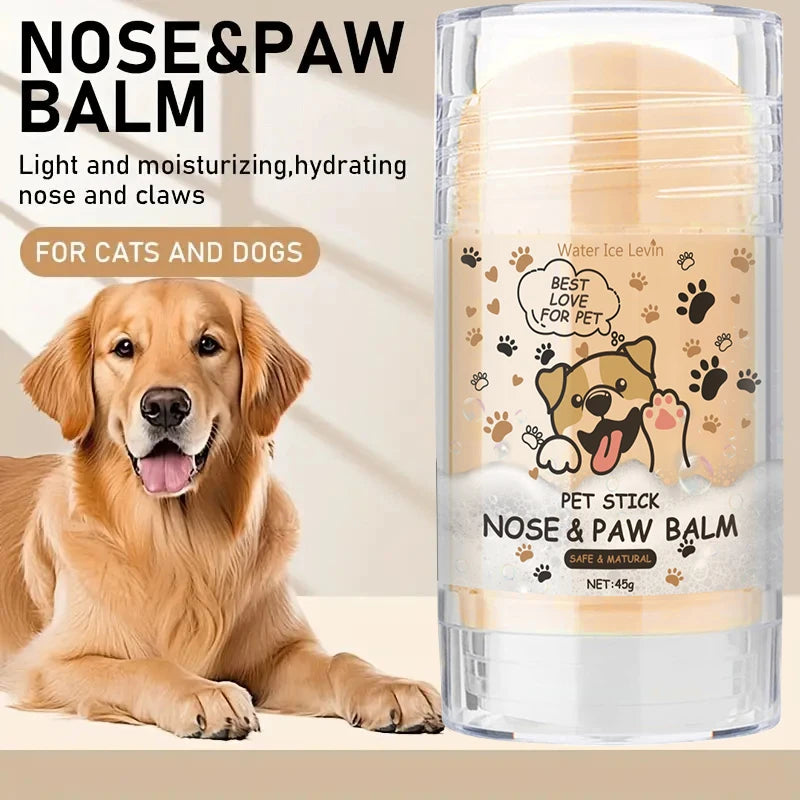 45g Pet Paw Care Cream Stick, Rich in Natural Plant Ingredients, Gently Moisturizes and Quickly Relieves Dry Paws, Cares for the Health of Pet Paws