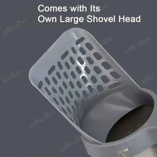 Cat Litter Shovel with Refill Bag For Pet Filter Clean Toilet Garbage Picker Cat Supply Cat Litter Scoop Box Self Cleaning Tools