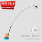 Simulation Capybara Cat Toys Interactive Bird with Bell Cat Stick Toy for Kitten Playing Teaser Wand Toy Pet Cats Supplies