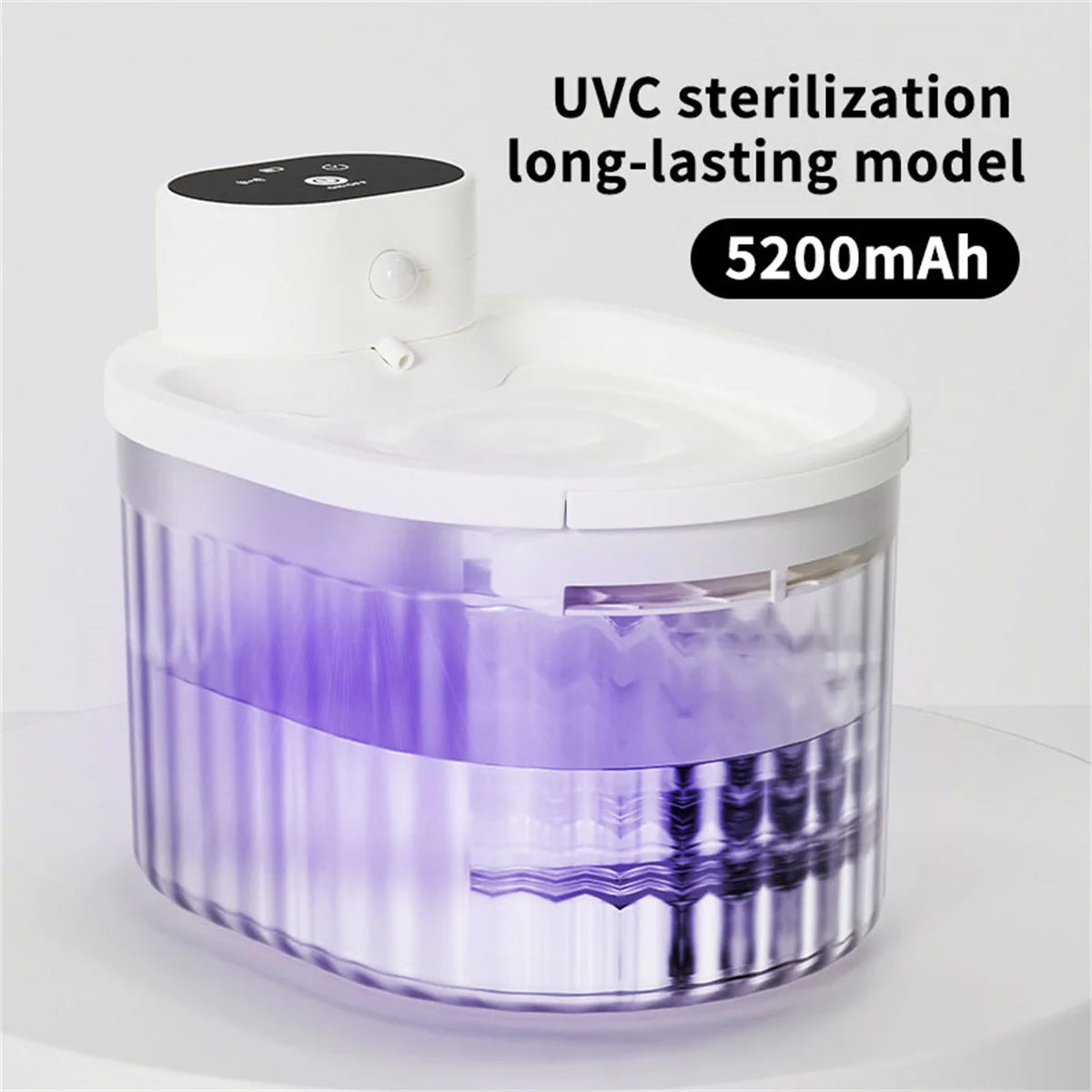 Cat Water Fountain Auto Recirculate Filter Large Capacity Filtring Cat Water Drinker Mute Cats Water Dispenser