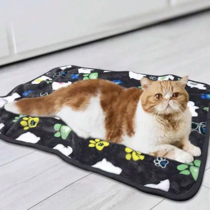 【New Arrival】Dog Blanket For Medium Dogs 1 Pack 3 Premium Soft Cat Puppy Blankets 31x24 Inch With Flannel Cute Elephant And Paw P