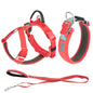 SMALL COMBINATION Large Dog Collar Harness and Leash Sets No pull Reflective Medium dog chest vest Pet German Shepherd Training