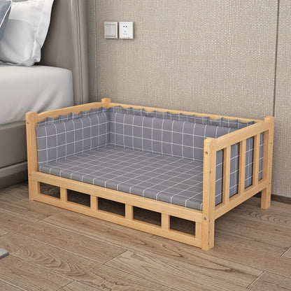Simplicity Wooden Dog Bed Can Be Used As Bedside Table Dog Kennel Four Season Universal Environment protection Practical Pet Bed