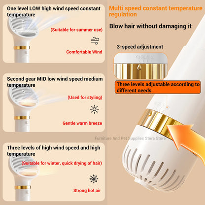 Pet dog hair dryer, cat water dryer, three in one design, powerful dog dryer, pet bath dryer, cat and dog beauty products