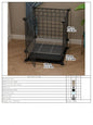 Indoor Dog Cage Villa with Toilet Small Dog Shelter for Pomeranian And Teddy Dogs Family Pet Cage with Tray
