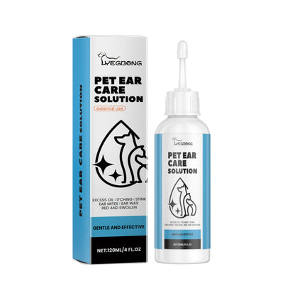 Pet Ear Cleaner Cats and Dogs Ears Cleaning Dirt Remove Mites Anti Infections Ear Drops Ear Deodorizing Pet Cleaning Products