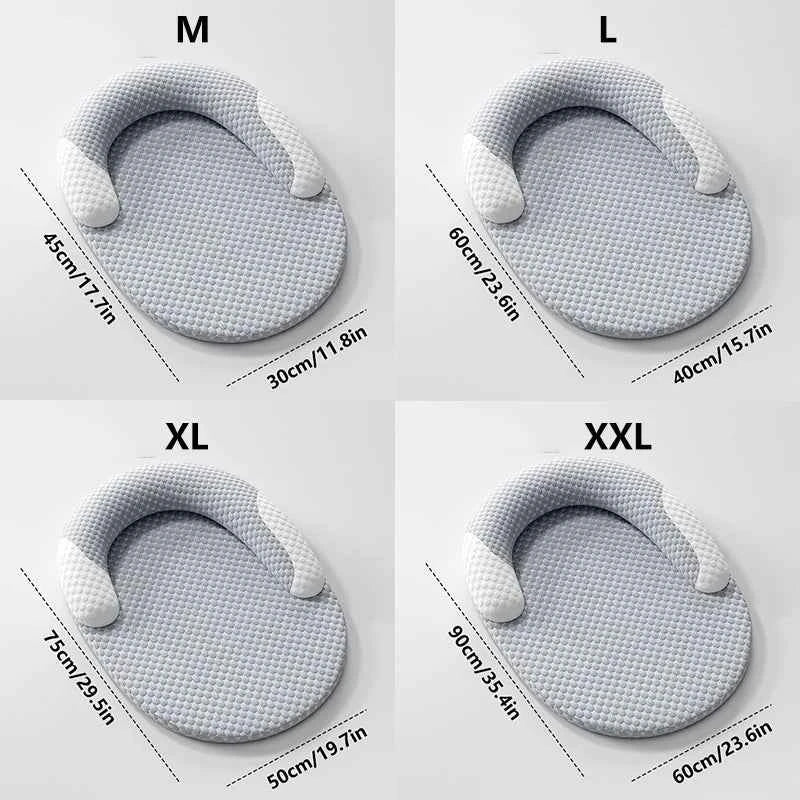 Cooling Dog Bed Summer Ice Silk Cat Mat Oval Pet Nest Breathable Heat Dissipation Cooling Pad for Small Medium Large Dogs Cats