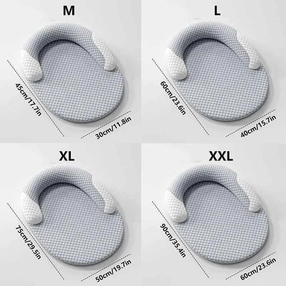 Cooling Dog Bed Summer Ice Silk Cat Mat Oval Pet Nest Breathable Heat Dissipation Cooling Pad for Small Medium Large Dogs Cats
