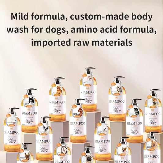 PETCLEAR 2-in-1 Dog Shampoo And Conditioner Mild Formula Puppy Bath Gel 500ml Special Design Cleaning Products for Dogs