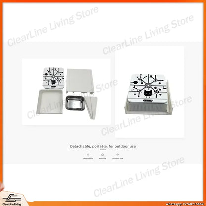 Smart Microchip Cat Feeder with Infrared Sensor Automatic Opening Sealed Pet Bowl Cervical Design for Desk Use Dog Food