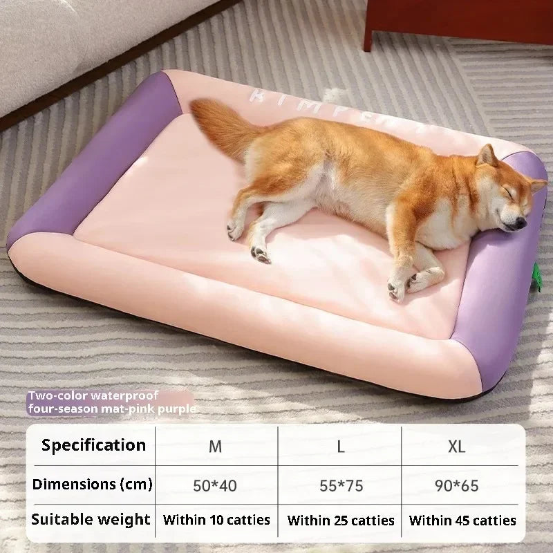 Pet Supplies Summer Cooling Bed Medium Dog Small Baskets Beds Cats Basket Bad Products Pets Dogs Accessories Blanket Cushions