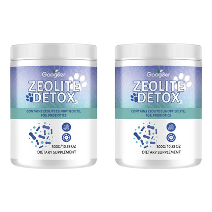 Zeolite Powder with FOS Prebiotic Fiber Probiotics & Digestive Enzymes Daily Gut Balance Supplement 300g 100 Servings