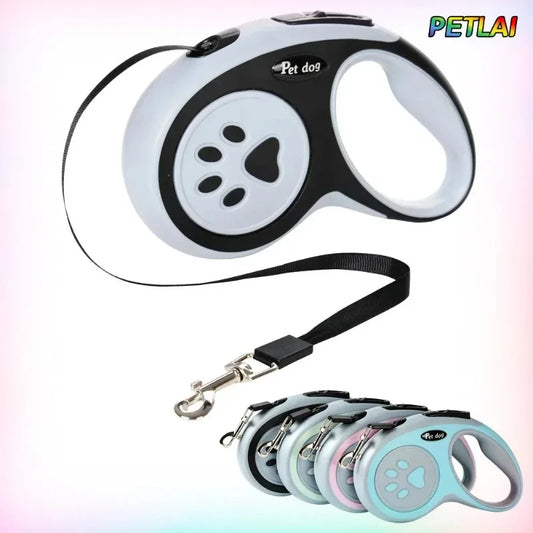 Cat telescopic leash overlength leash pet harnesses effort-saving handle safe walking the dog outdoors explosion-proof dog leash