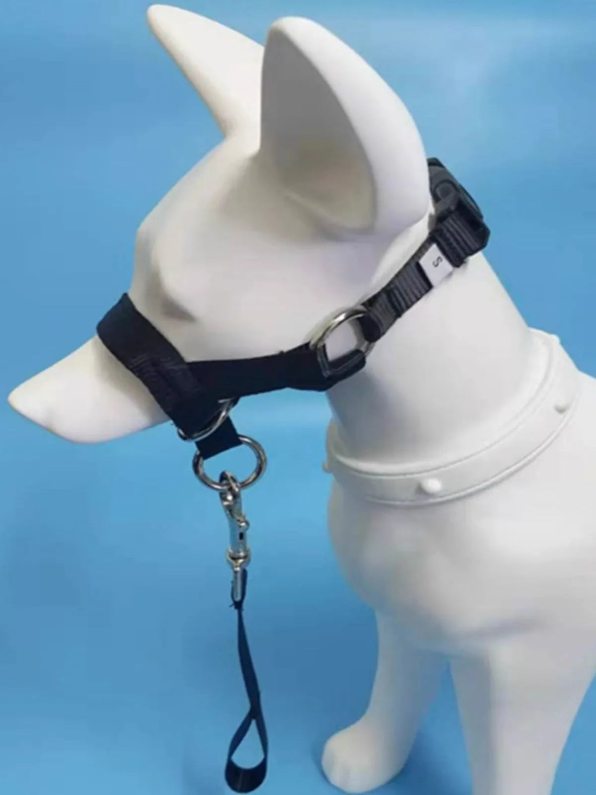 New Nose Ring Around The Mouth Dog Muzzle Adjustable Pet Supplies Prevent Dogs From Eating Randomly Prevent Random Biting