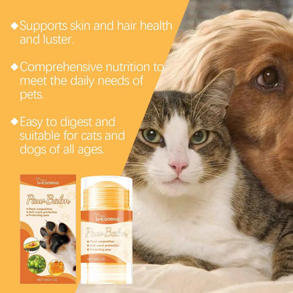 YEGBONG Pet Paw Care Cream Deep Nourishing Foot Pad Relieve Dry Skin Prevent Paw Pad Cracking Soothing Moisturizing Pet Paw Balm