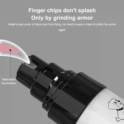 Silent Groom Pro Nail Grinder, 2025 Upgraded Silent Groomer Pro Nail For Dogs, Rechargeable USB Charging Pet Nail Grinder