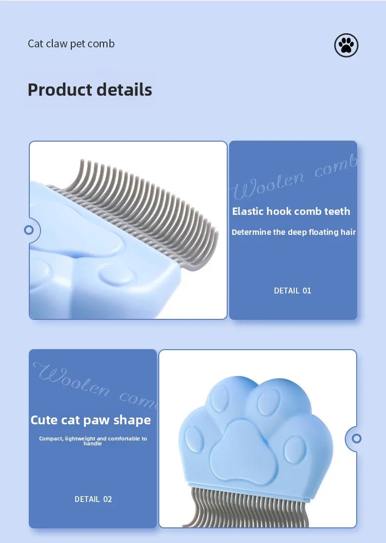 Pet Hair Remove Comb Cat Slicker Brush Pets Hair Removal Comb for Cats Grooming Brushes Dog Combs Cat supplies Accessories