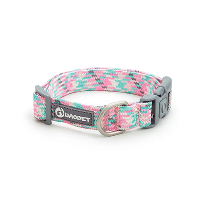Nylon Dog Collar Adjustable Reflective Pet Collars with Metal Buckle and Quick Release Buckle Large and Medium Dog Pet Collars