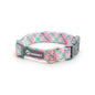 Nylon Dog Collar Adjustable Reflective Pet Collars with Metal Buckle and Quick Release Buckle Large and Medium Dog Pet Collars
