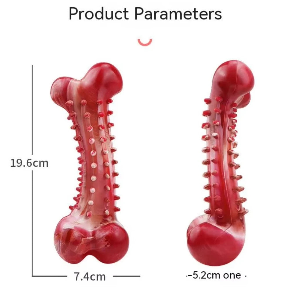 Dog Toys Teeth Sharpening Cleaning Dog Bones Natural Rubber Training Stiff Durable Chew Toys for Medium Large Dogs Pets Supplies