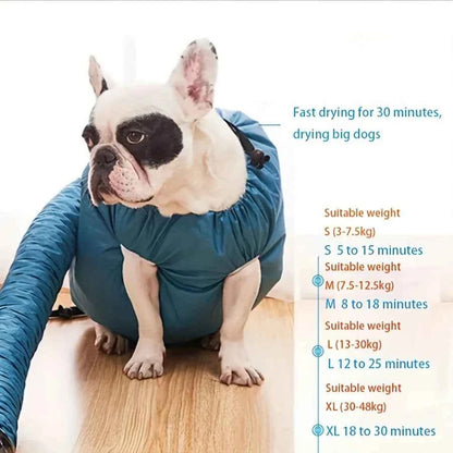 Portable Folding Dog Hair Dryer Efficient Pet Drying Bag for Cats And Dogs Winter Pet Cleaning Accessory Blow Bag