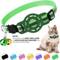 for Apple Air Tag Tracker Breakaway Cat Collar, with Airtag Case Reflective Kitten Collar with Bell for Cats,Small Dog Collar