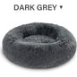 40-120cm Round Long Plush Dog Kennel Winter Warm Pet Sleeping Bed Dog House Dogs Cat Kennel Cushion Soft Sofa Pets Accessories