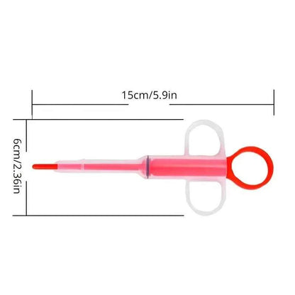 Pet Medicine Feeder Cat Tablet Syringe Feeder Soft Tip Dual Purpose Feeder Cat Pill Shooter Pet Pills Applicator Random Color