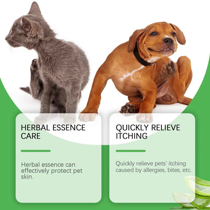 Yegbong Mild Pet Anti-Itch Cream – Relieves Dryness & Allergic Itching, Hormone-Free & Non-Irritating, Reduces Scratching Damage