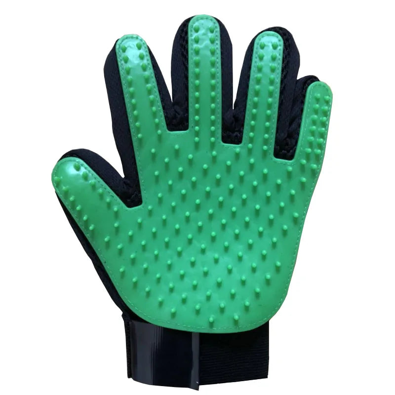 1PC Cat Hair Remove Gloves Rubber Pet Beauty Cleaning Grooming Effective Massage Dog Combs Floating Brush 6 Color