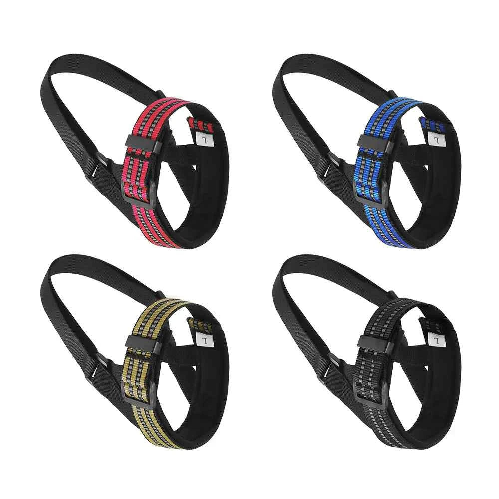 Breathable Pet Mouth Cover Adjustable Tactical Dog Muzzle Anti Bite Semi Closed Dogs Mask for Puppies Pet Large Dogs Accessories